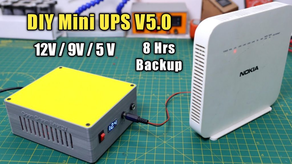 12V Battery Backup for Router