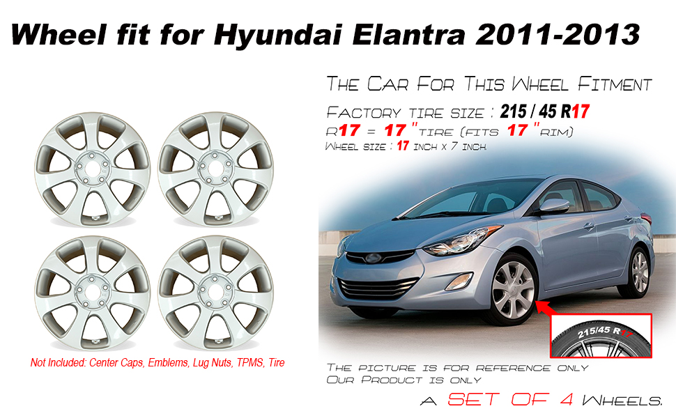 2013 Hyundai Elantra Tire Size